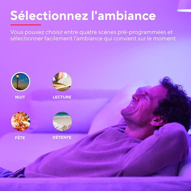 Detalle de Trust WIFI E14, ampoule LED connectée 2