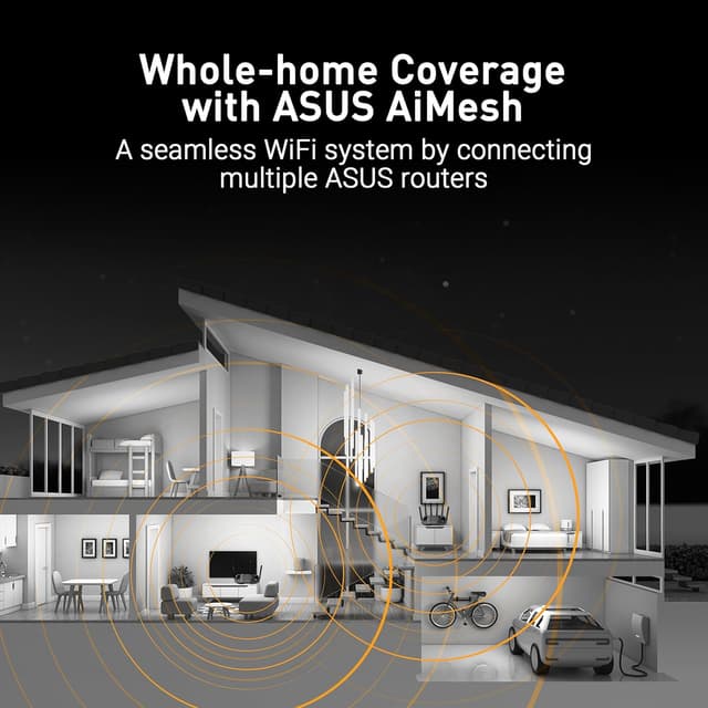 Thumbnail 3 de ASUS TUF-BE6500 routeur Wi‑Fi 7 gaming 6500 Mbps