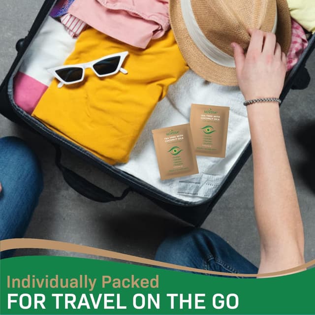 Thumbnail 6 de NOVEHA Augenlid- und Wimperntücher TEA Teebaumöl 60 St.