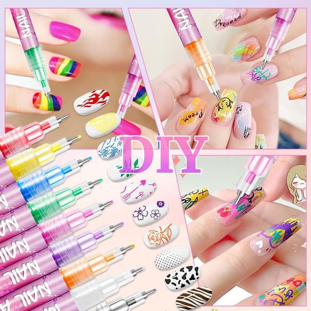 Thumbnail 5 de flintronic Stylos Nail Art 12 couleurs 🎨