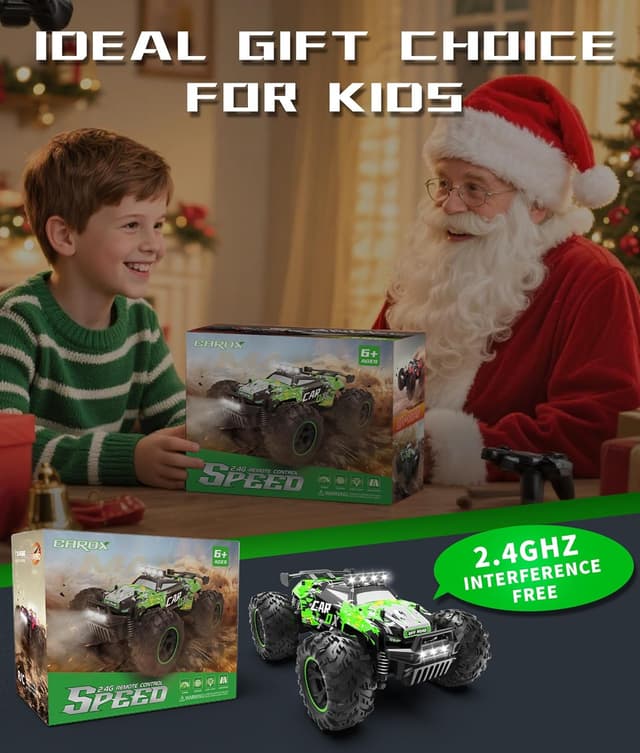 Thumbnail 6 de Carox ferngesteuertes Auto (2,4 GHz, 26 km/h) 1:18 Offroad-Monstertruck mit LED-Beleuchtung