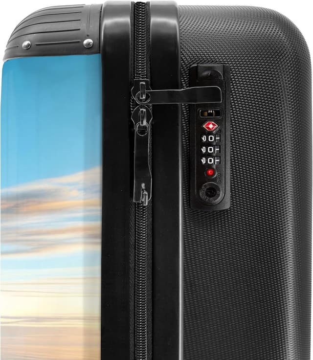 Detalle de Valigia Trolley per Bambini 55x40x20 cm Leone Dorato-Marrone NoBoringSuitcases.com