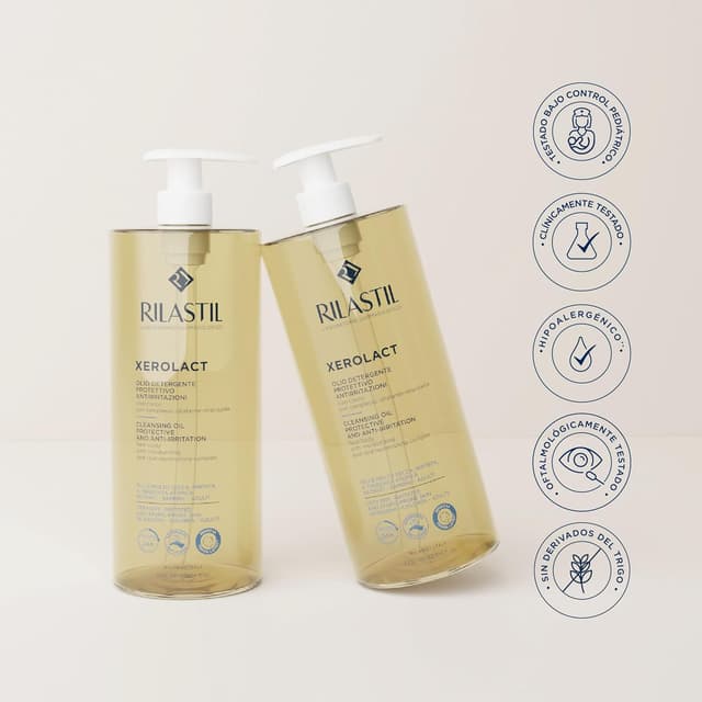 Detalle 2 de Rilastil Xerolact Aceite limpiador protector 1000 ml