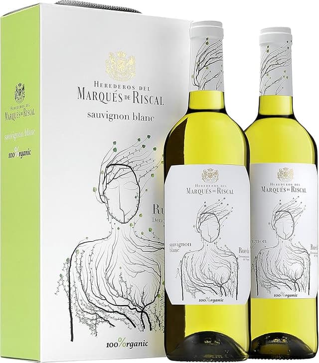 Imagen de Marques De Riscal Vino Blanco Sauvignon Blanc Orgánico 🍇 2x750ml en OfertitasTOP