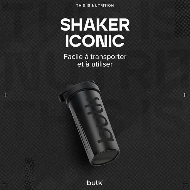 Thumbnail 1 de Bulk Iconic Shaker Bottle 750 ml, con sfera metallica 🥤