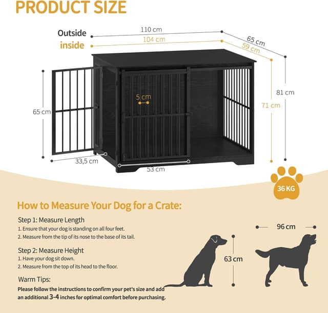 Thumbnail 1 de Hzuaneri DFC84404B Hundebox 110 cm