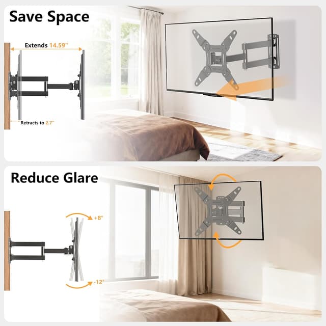 Thumbnail 6 de Full Motion TV Wall Mount 44 lbs