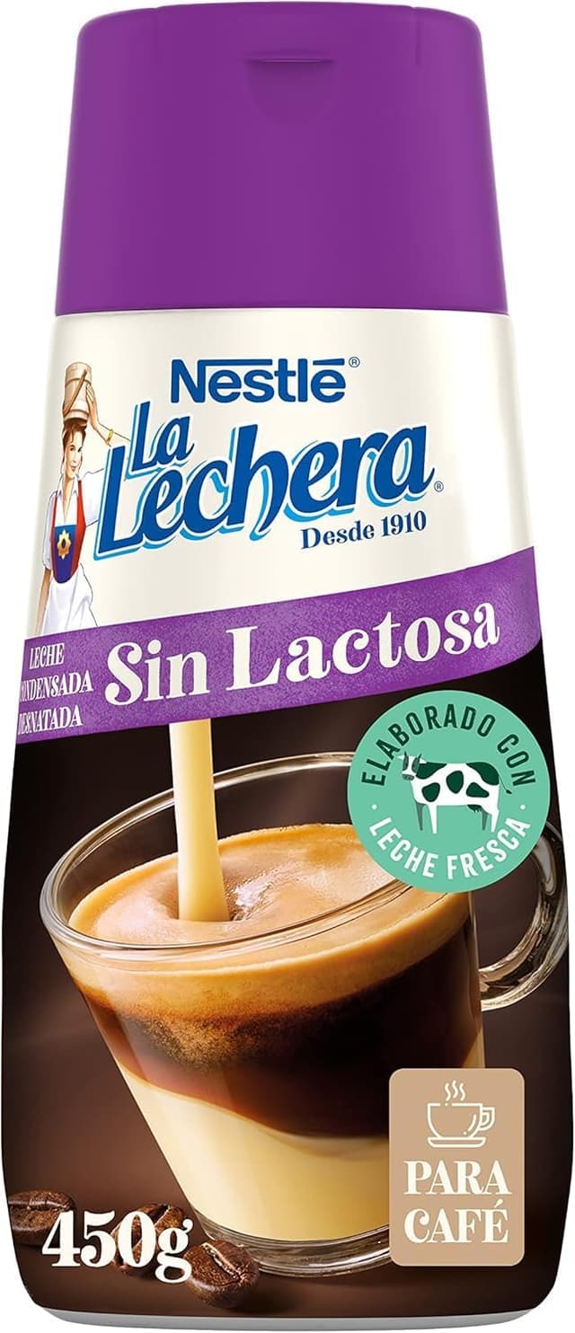 Thumbnail 6 de Nestl茅 La Lechera Leche Condensada Desnatada sin Lactosa 馃 Caja 8x450g