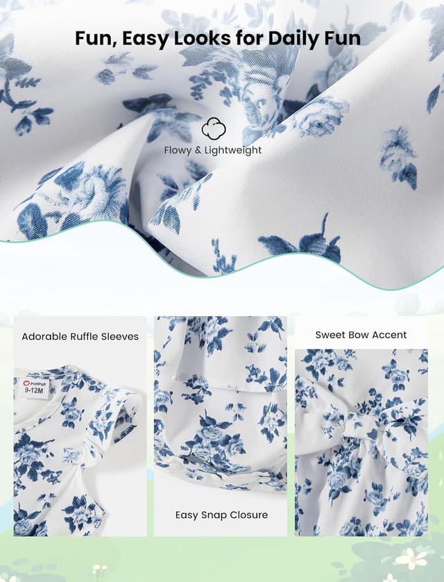 Thumbnail 3 de PATPAT Completi famiglia tropicali set coordinato mamma e bambina