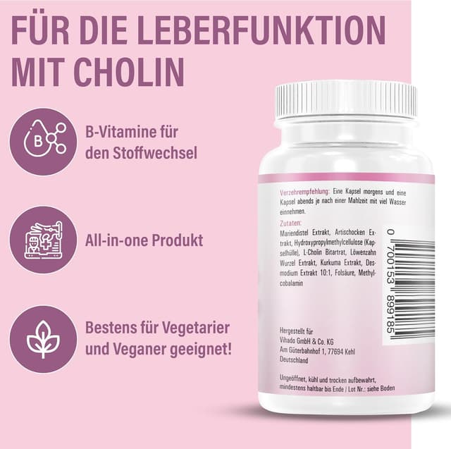 Detalle 2 de Leber Komplex PLUS Kapseln mit 120 Kapseln