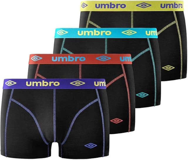 Imagen de Umbro Calzoncillos Hombre Algodón Liso Paquete 4 en OfertitasTOP