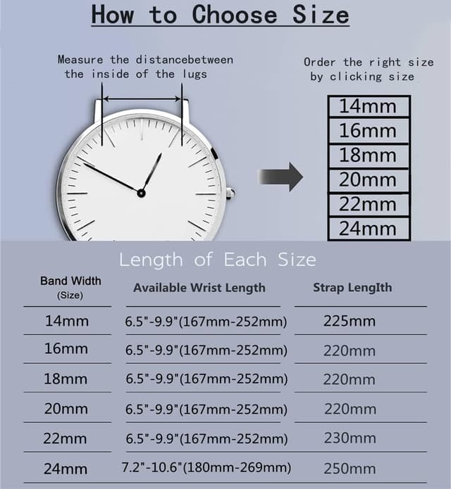 Thumbnail 2 de LYYLTX Edelstahl Mesh Uhrenarmband 20mm