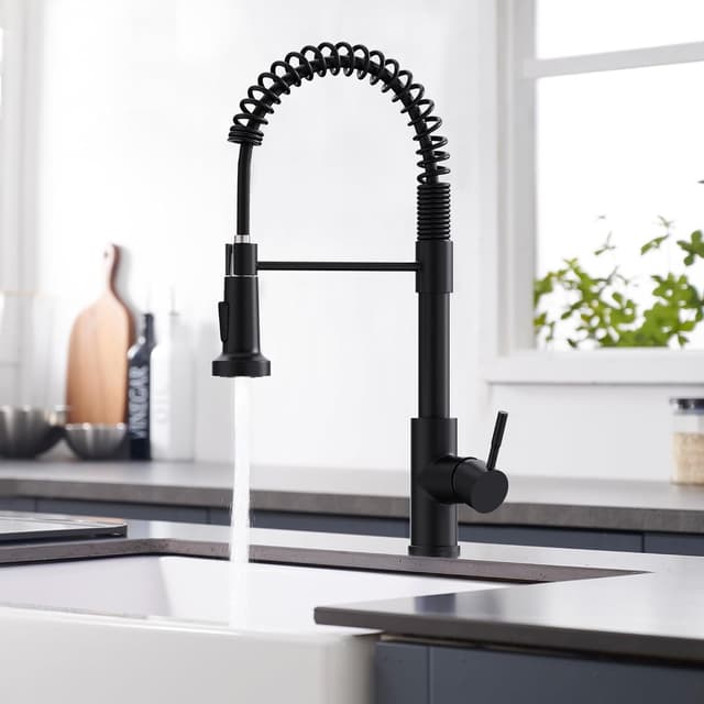Thumbnail 6 de GIMILI Black Kitchen Faucet pull-down sprayer 🚰