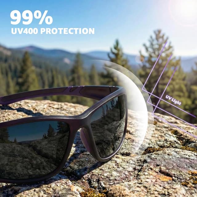 Detalle de Photochromic running sunglasses UV400