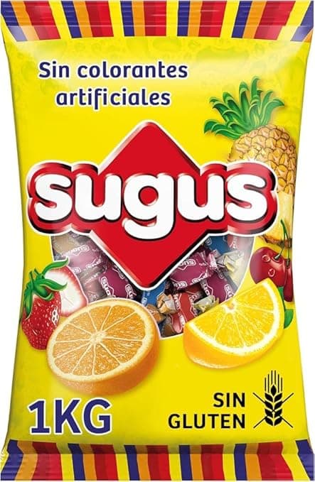 Detalle de Sugus Caramelo Masticable de Zumo de Frutas 🍬 1kg