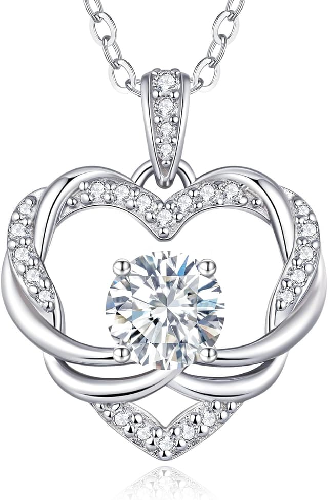 Detalle de LOUISA SECRET Collana Infinity Heart 45 cm