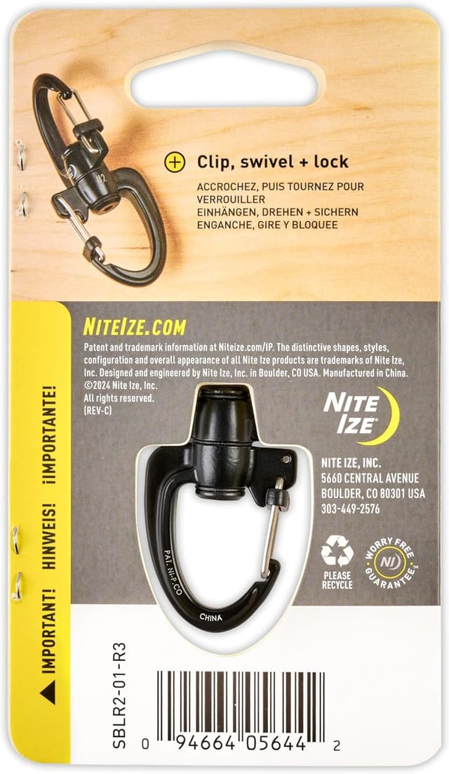 Detalle 2 de Nite Ize S-Biner 360 SlideLock carabiner