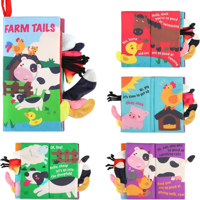 Detalle de beiens Babybuch Quiet Book für Babys 0 bis 6 Monate