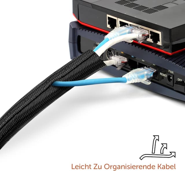 Thumbnail 3 de shinfly Kabelschlauch 13 mm 10 m Selbstschließend