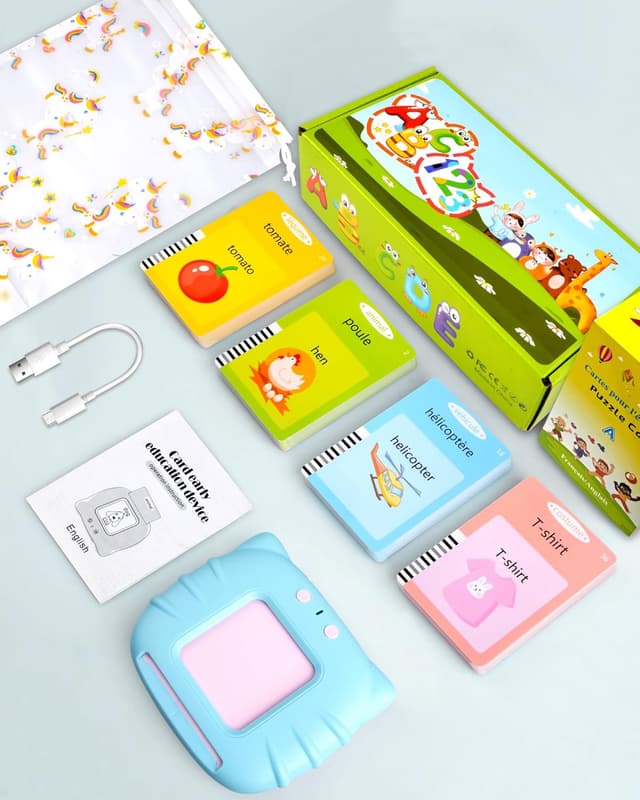 Thumbnail 6 de Cartes éducatives parlant 224 mots pour 2-6 ans 🧩