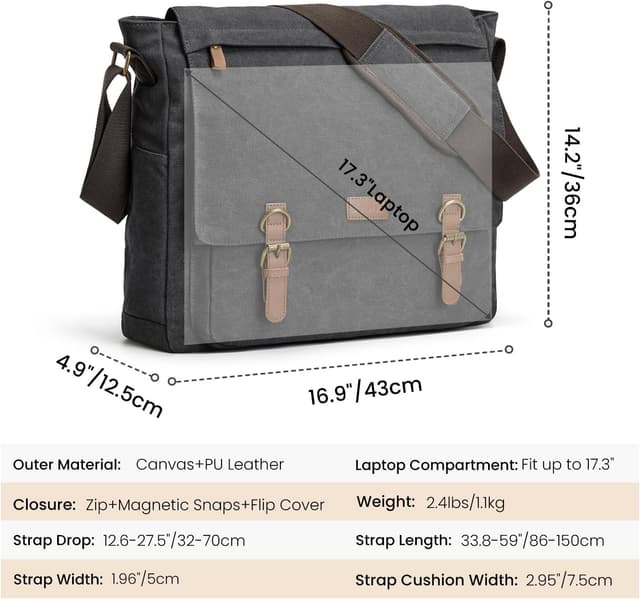 Detalle 2 de S-ZONE Sac bandoulière 15,6 pouces