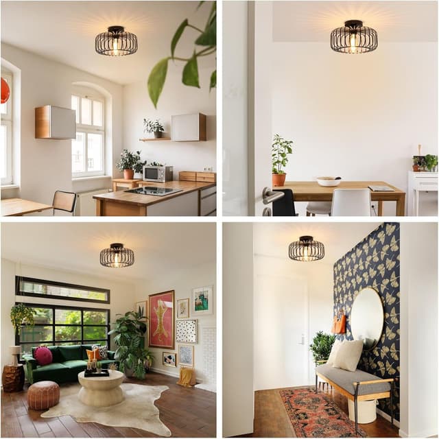 Detalle 2 de FRIDEKO HOME Deckenleuchte 30 cm E27