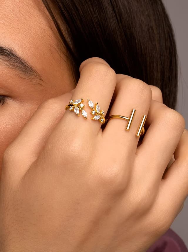 Thumbnail 2 de SINGULARU Bague Buganvilla rĂ©glable 10-16 đ