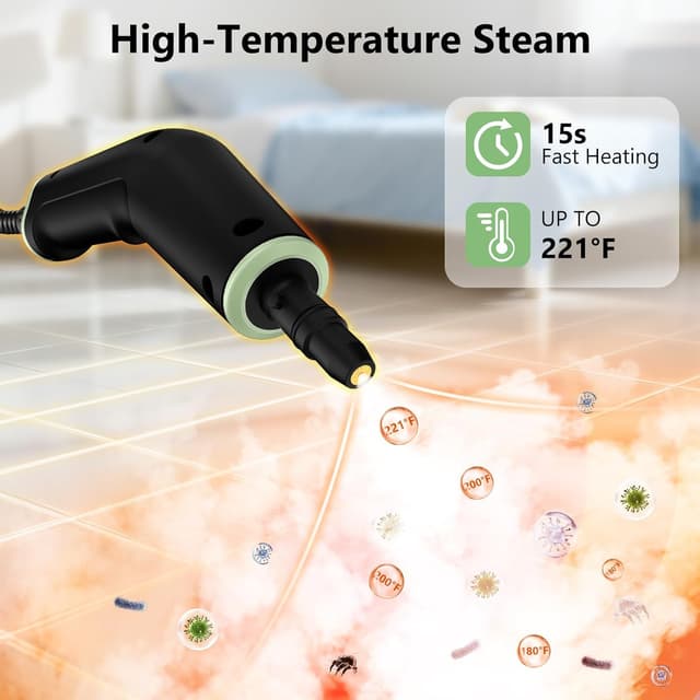 Detalle 2 de Steam Cleaner Portable 1.25L Handheld 🧹