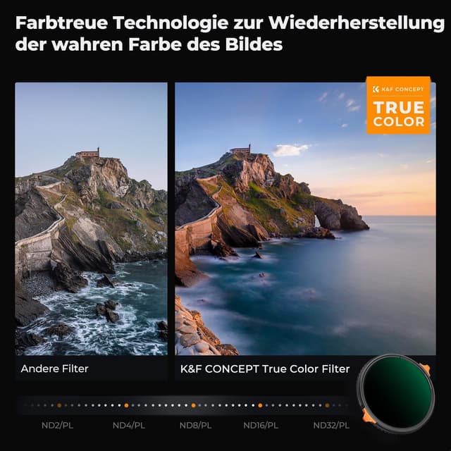 Detalle de K&F CONCEPT Nano-X ND Filter 52 mm