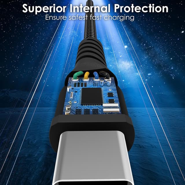 Detalle de TECHGEAR USB C to USB C cable 3m 60W