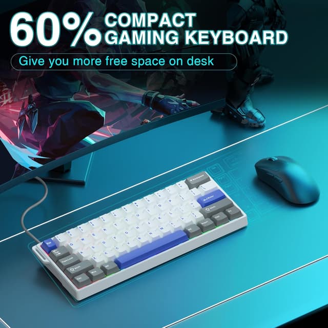 Thumbnail 6 de AULA WIN60HE MAX Gaming Tastatur 60%