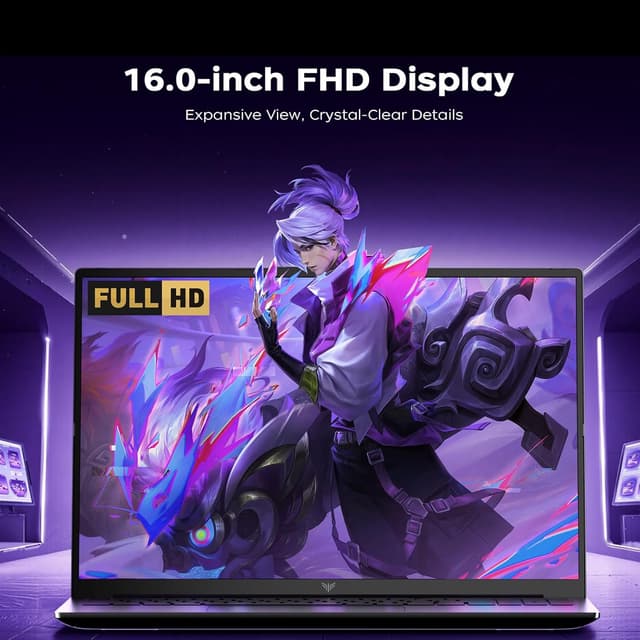 Detalle de Tivique RX16 Gaming Ryzen 7 fino a 4,9 GHz