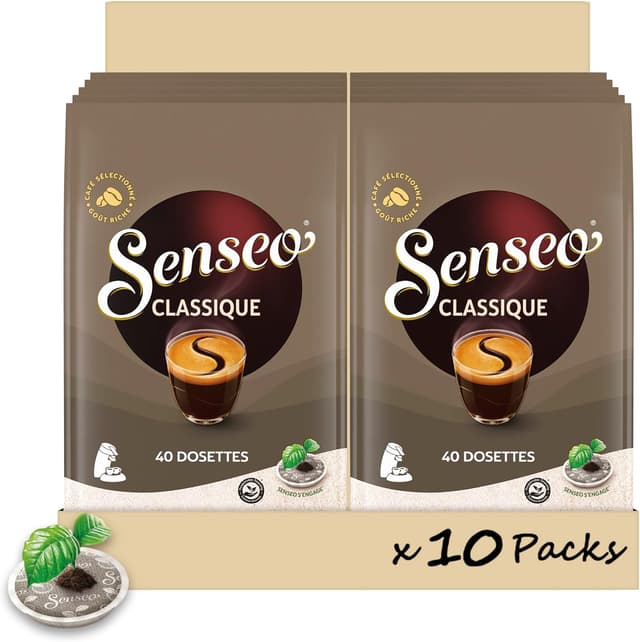 Detalle de Senseo Classique 40 dosettes 277 g pack