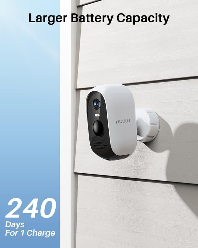 Detalle de WUUK 2K Wireless Outdoor Security Camera