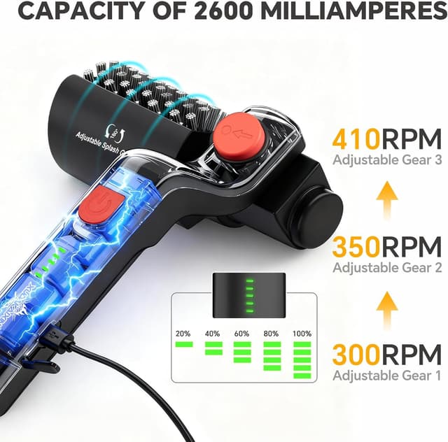 Thumbnail 4 de XUDAKAIXIN Electric Grill Brush 1 🍖