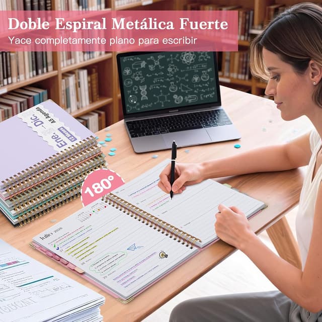 Thumbnail 5 de Agenda 2026 en Español con planificador semanal