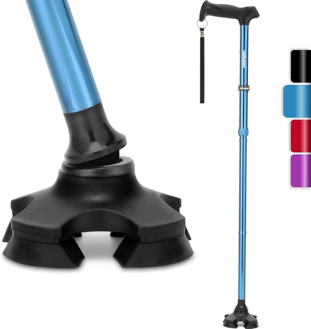 Detalle de Rehand walking stick with 8 height steps