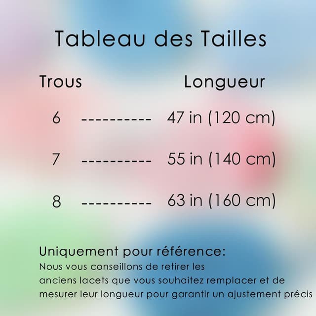 Thumbnail 5 de Stepace Lacets plats Tie-Dye 8mm — 2 paires