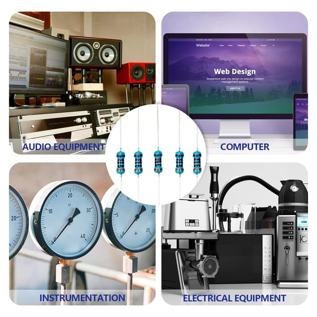 Detalle 1 de Innfeeltech 3 kΩ Metallfilmwiderstand