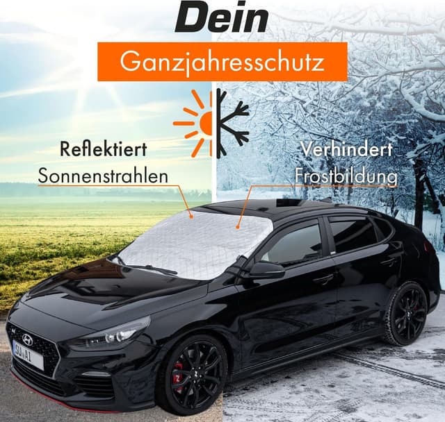 Thumbnail 2 de Upgrade4cars Frontscheibenabdeckung 145x100 cm