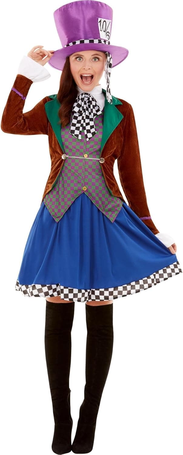 Thumbnail 4 de Smiffys Miss Hatter costume fairytale dress-up ðŸŽ