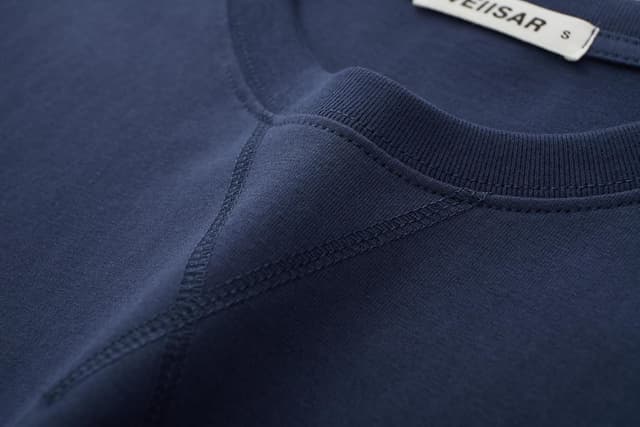 Thumbnail 4 de Herren Rundhalsmantel T-Shirt mit 100% Baumwolle