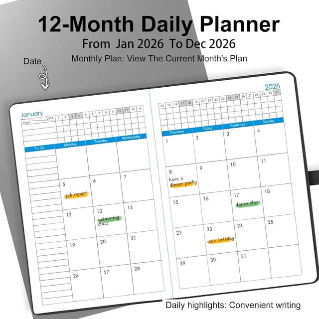 Thumbnail 4 de Holderzyi Agenda 2026 A5 un día por página