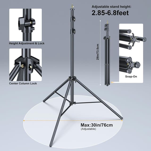 Thumbnail 6 de LINCO Backdrop Stand Kit 10x7 ft backdrop support
