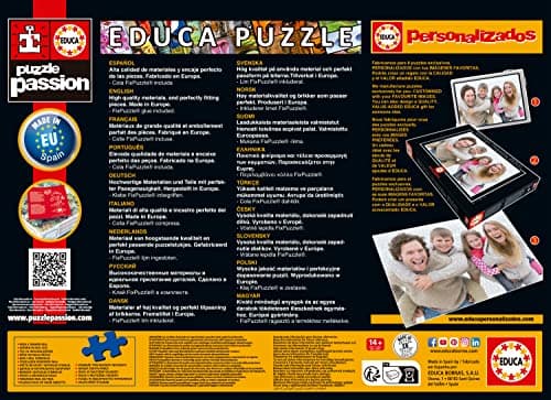 Detalle 2 de Educa Puzzle 1000 Piezas Mapamundi 🌍 Incluye Pegamento Fix Puzzle