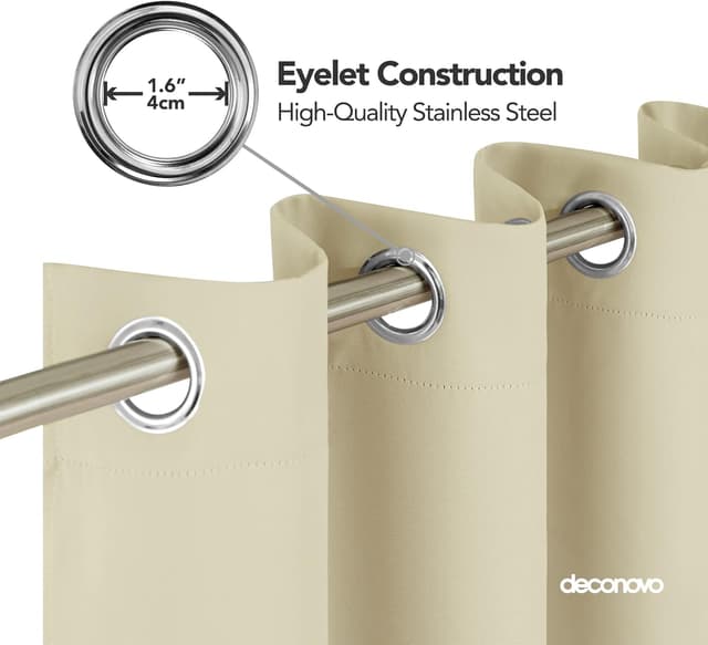 Thumbnail 6 de Deconovo Verdunkelungsvorhänge 107 x 214 cm