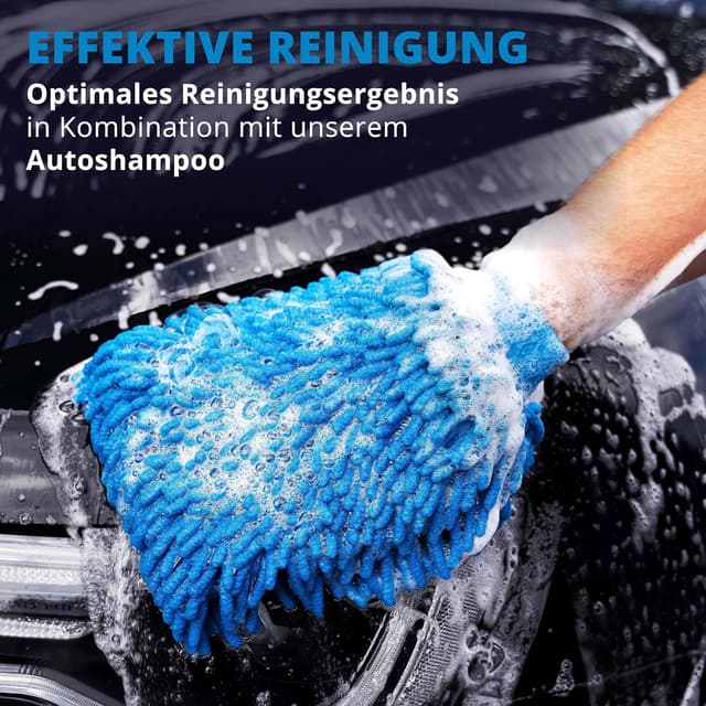 Detalle 1 de LICARGO Zottel-Waschhandschuh für Auto