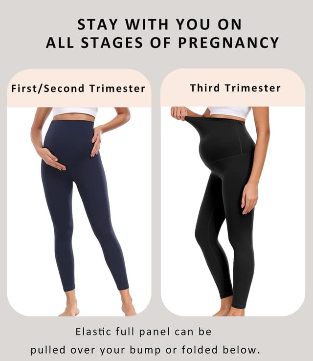 Thumbnail 4 de wirarpa Damen Umstandsleggings High Waist Blickdicht