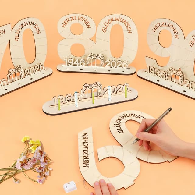 Detalle 1 de Seutgjie Deko 60 Geburtstag Geldgeschenke