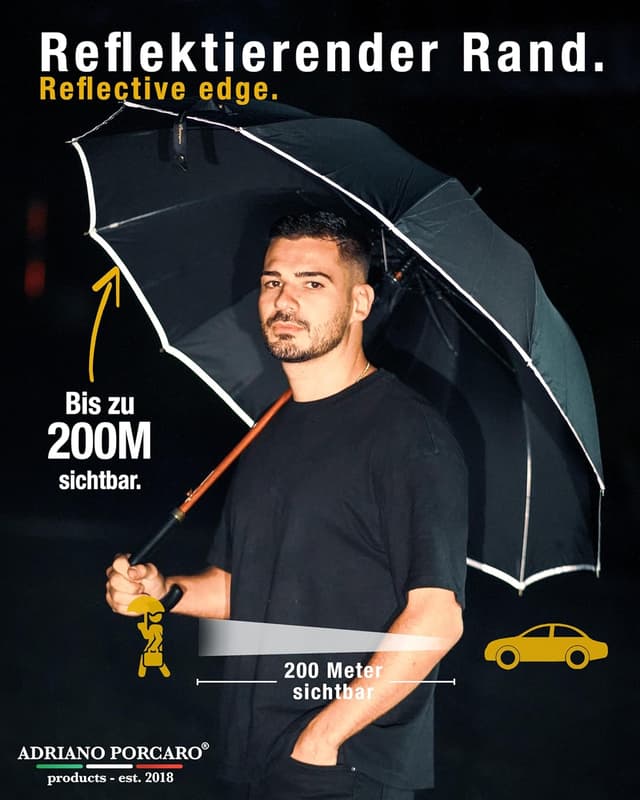 Thumbnail 3 de ADRIANO PORCARO Regenschirm XXL 120 cm